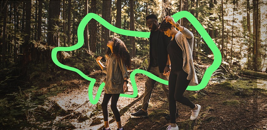 AllTrails: Yürüyüş, Bisiklet, Koşu & Kamp background