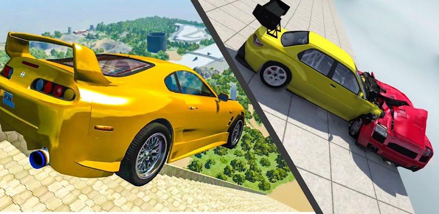 Beam Drive Crash Death Stair C background