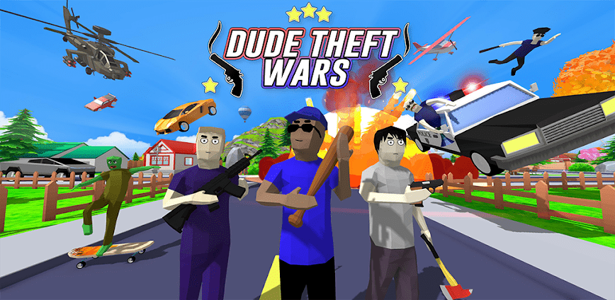 Dude Theft Wars Shooting Games background