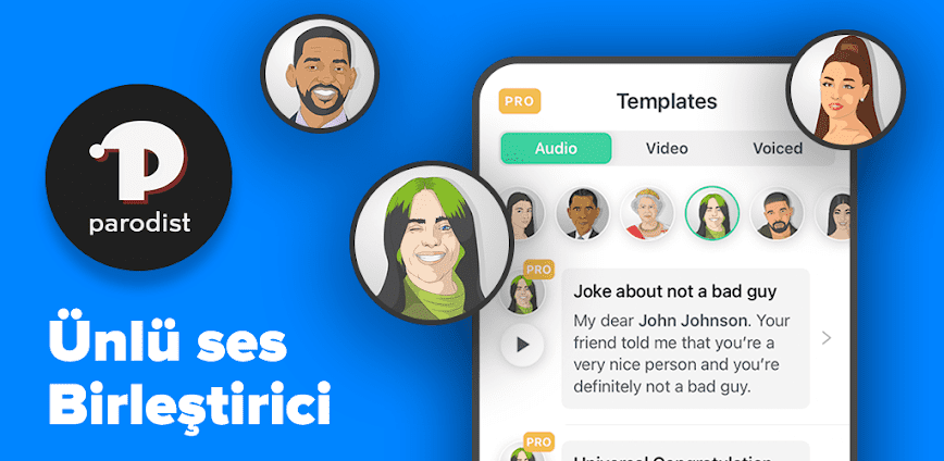 Parodist – ünlü sesler background