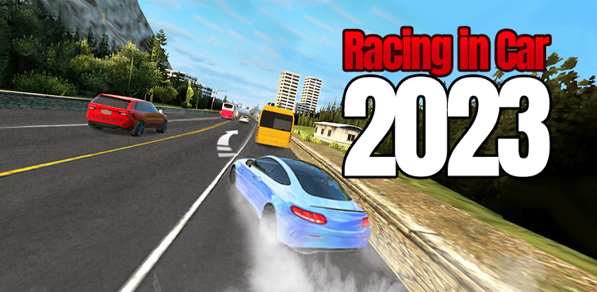 Racing in Car 2021 background