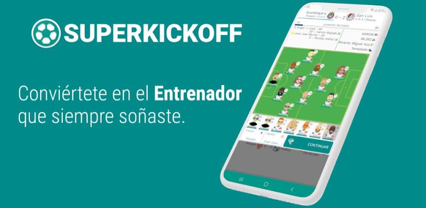 Superkickoff – Soccer manager background