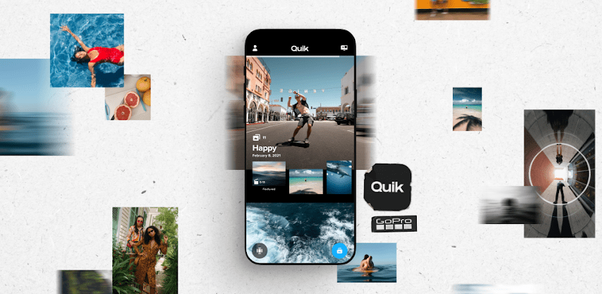 GoPro Quik: Video Editor background