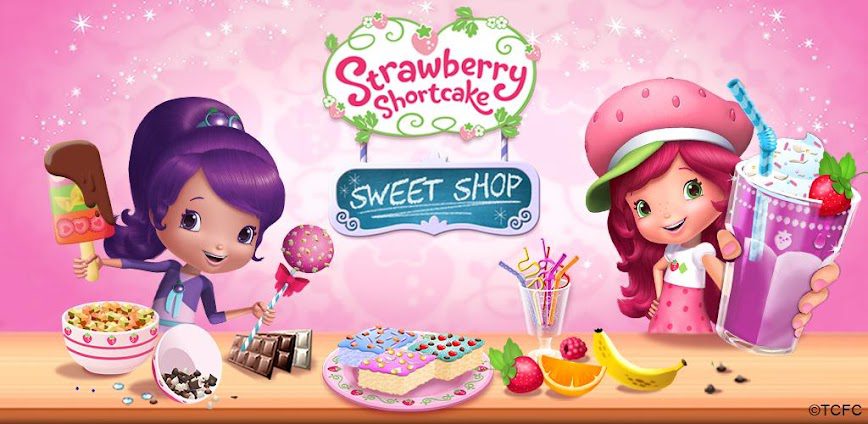 Strawberry Shortcake Şekerci background