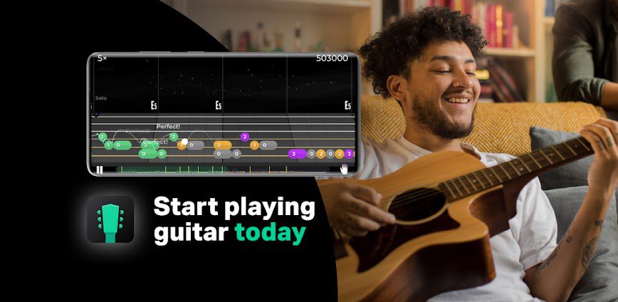 Yousician: Learn Guitar & Bass background