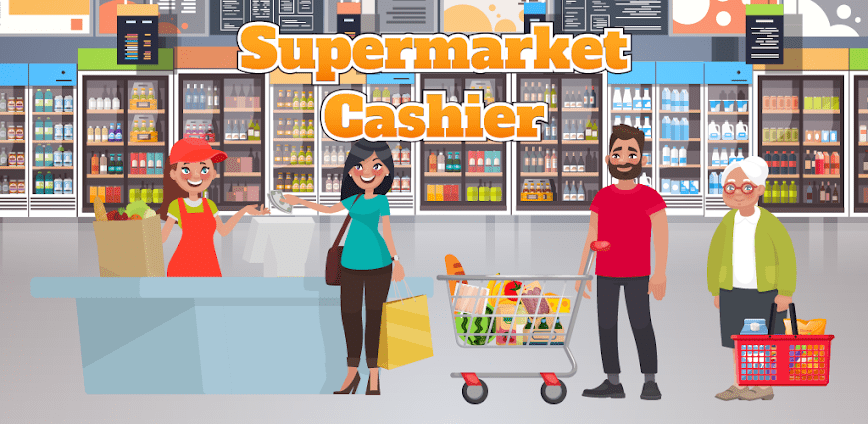 Supermarket Cashier Simulator background
